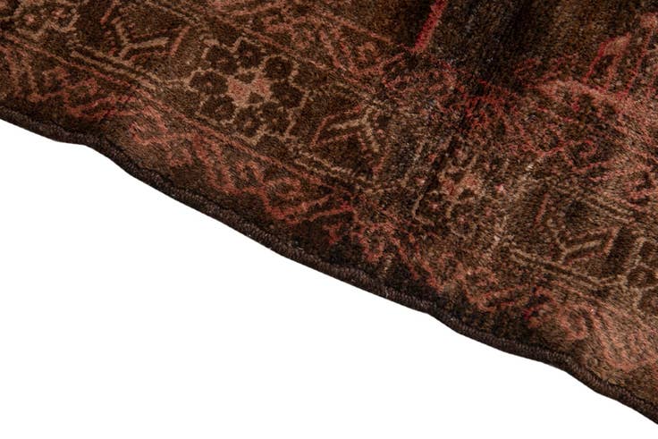 Detail image of 3' 7 x 6' 4 Hand Knotted Ultra Vintage Persian Wool Rug