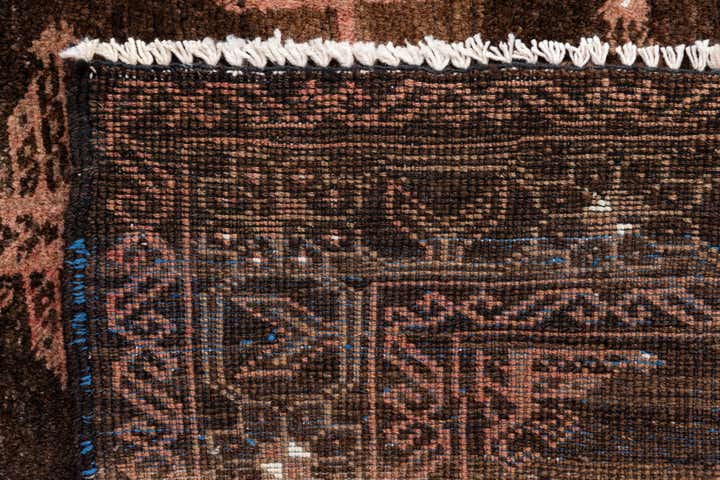 3' 7 x 6' 4 Hand Knotted Ultra Vintage Persian Wool Rug