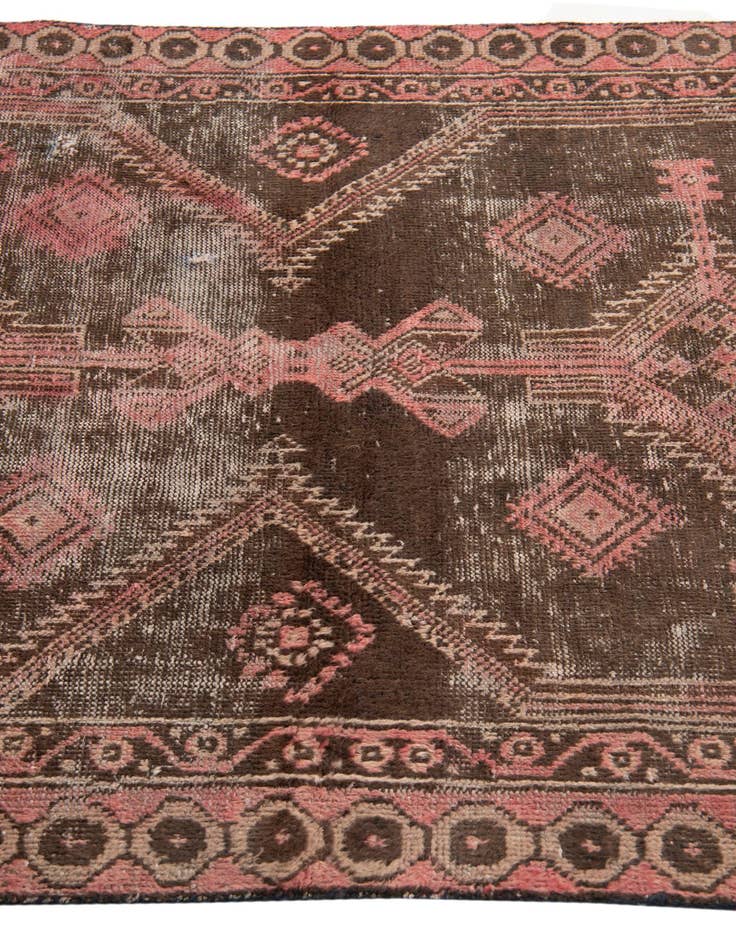 Detail image of 3' 8 x 6' 7  Hand Knotted Ultra Vintage Persian Wool Rug