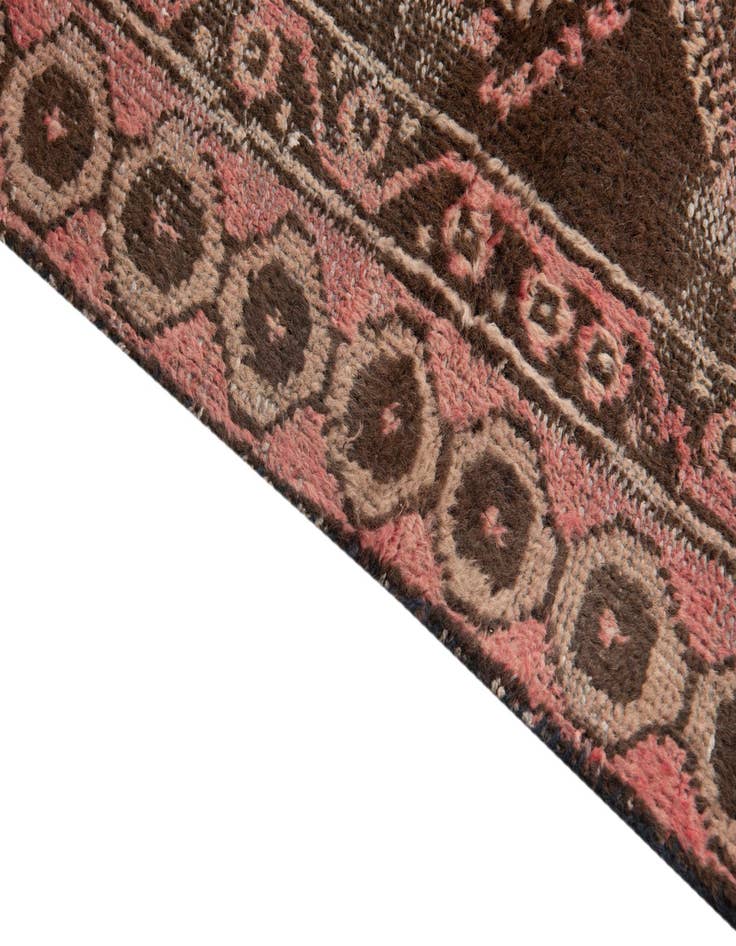 Detail image of 3' 8 x 6' 7  Hand Knotted Ultra Vintage Persian Wool Rug