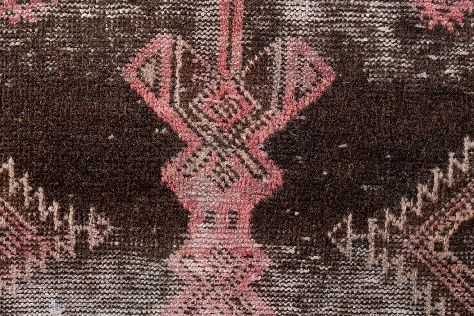 3' 8 x 6' 7 Hand Knotted Ultra Vintage Persian Wool Rug
