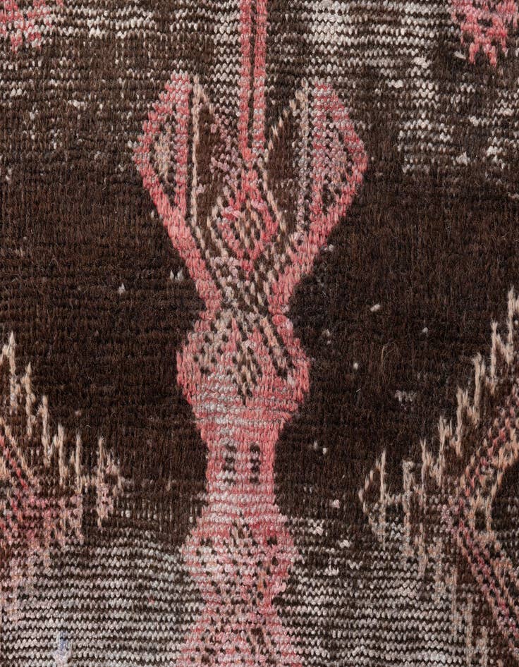 Detail image of 3' 8 x 6' 7  Hand Knotted Ultra Vintage Persian Wool Rug