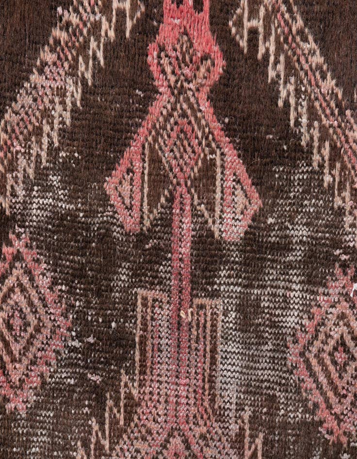 Detail image of 3' 8 x 6' 7  Hand Knotted Ultra Vintage Persian Wool Rug