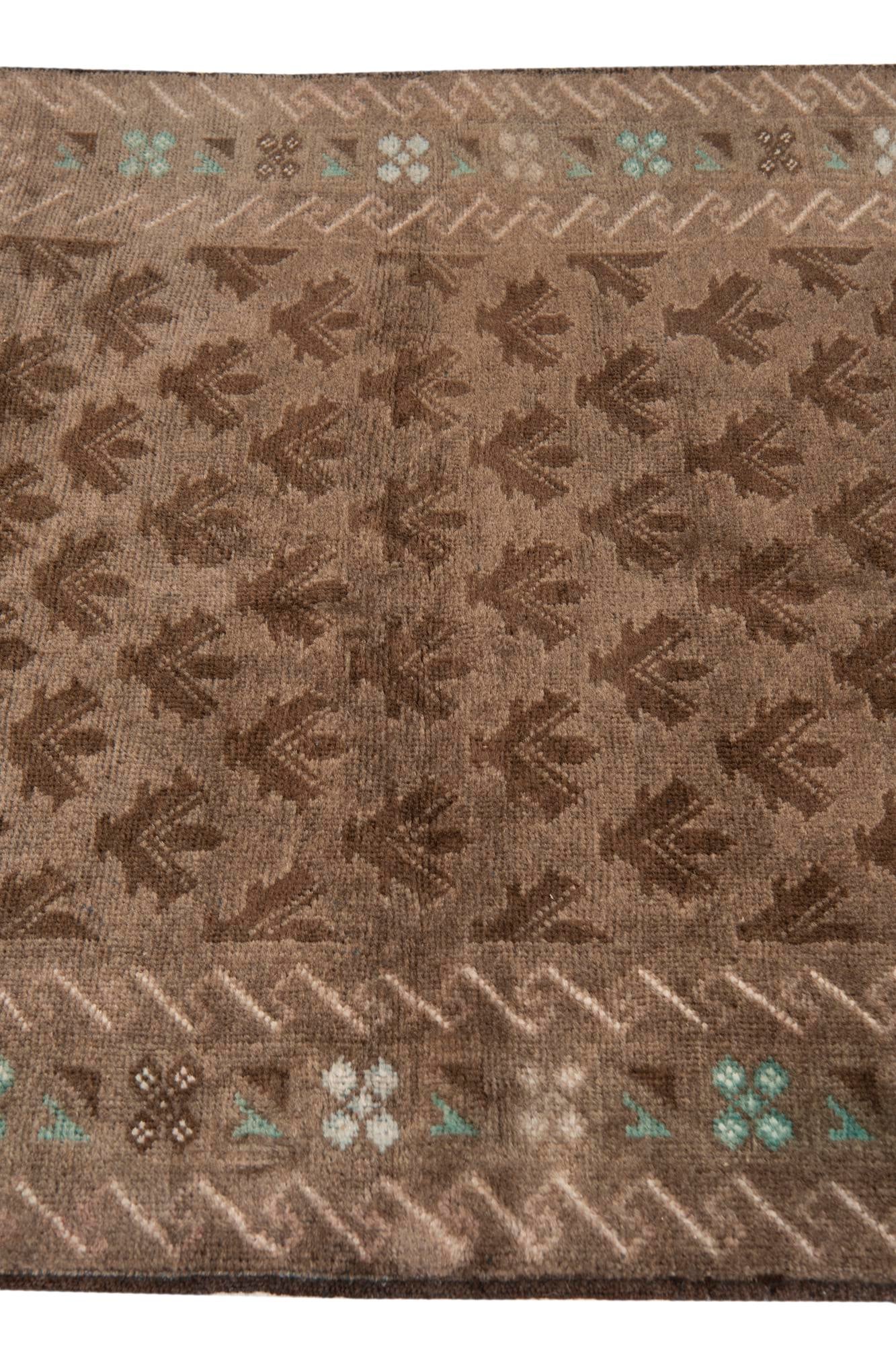 3' 6 x 6' 3 Hand Knotted Ultra Vintage Persian Wool Rug