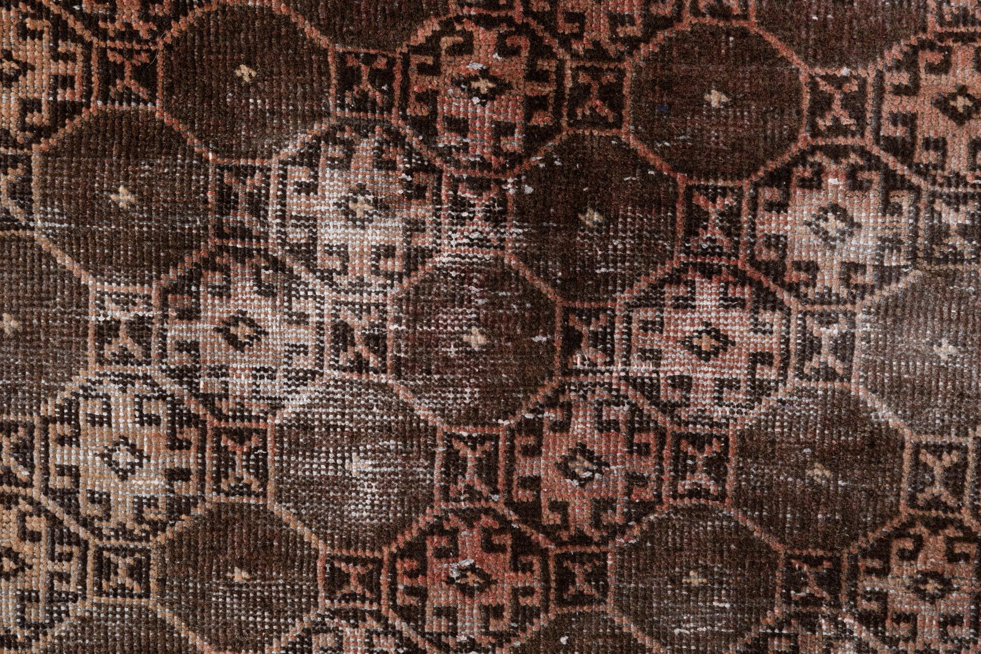 3' 6 x 6' 3 Hand Knotted Ultra Vintage Persian Wool Rug