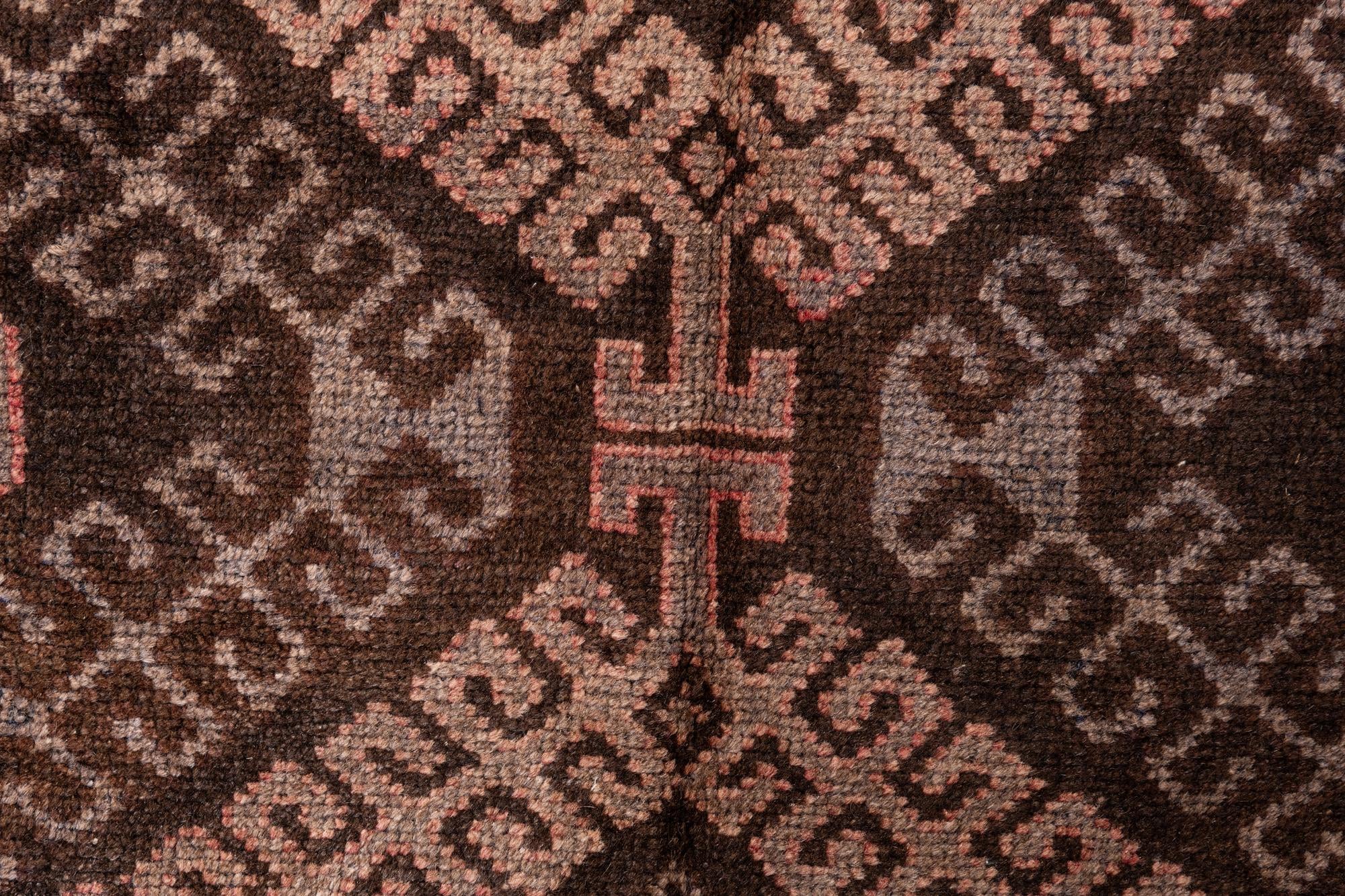 3' 4 x 6' 1 Hand Knotted Ultra Vintage Persian Wool Rug