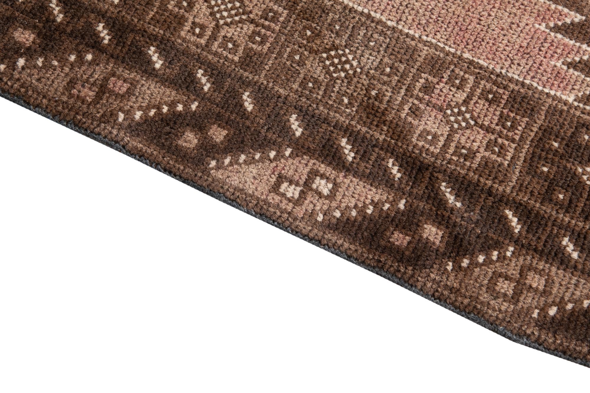 3' 5 x 6' 3 Hand Knotted Ultra Vintage Persian Wool Rug