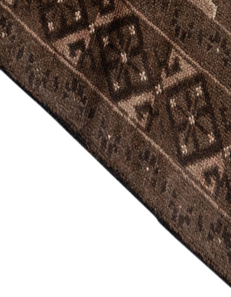 Detail image of 3' 7 x 6' 8  Hand Knotted Ultra Vintage Persian Wool Rug