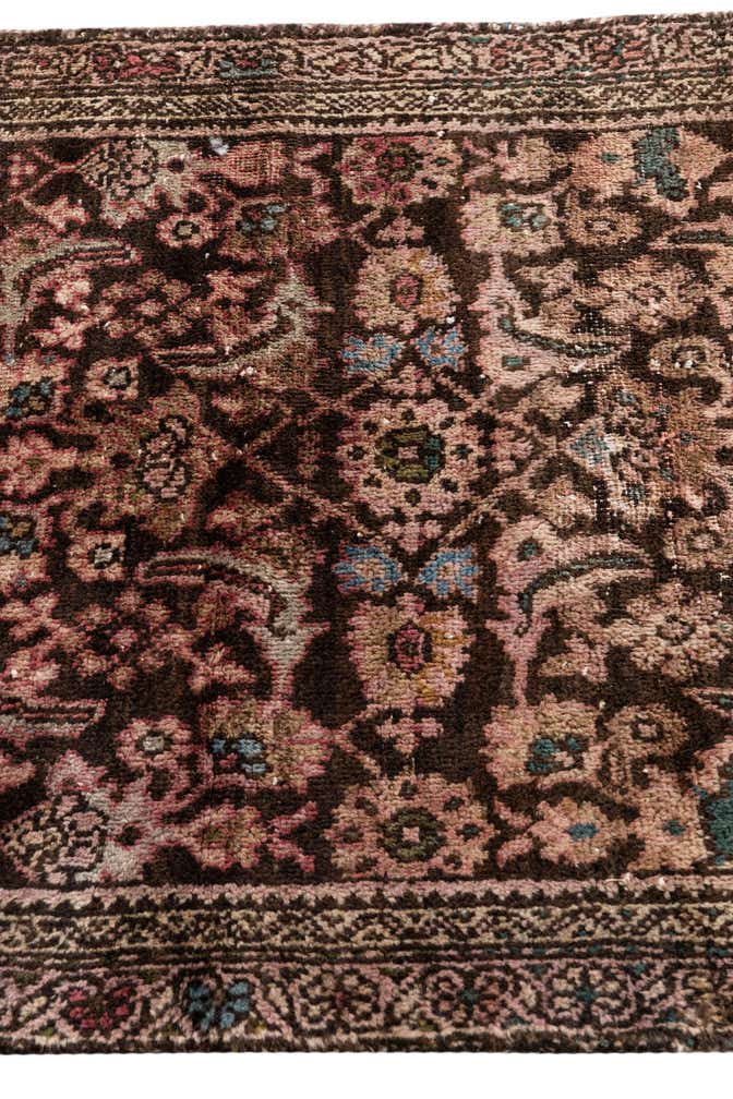2' 9 x 4' Hand Knotted Ultra Vintage Persian Wool Rug