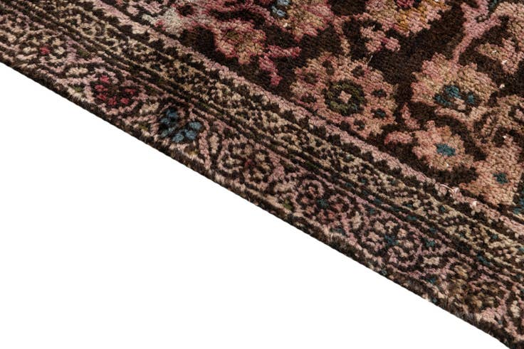 Detail image of 2' 9 x 4' Hand Knotted Ultra Vintage Persian Wool Rug