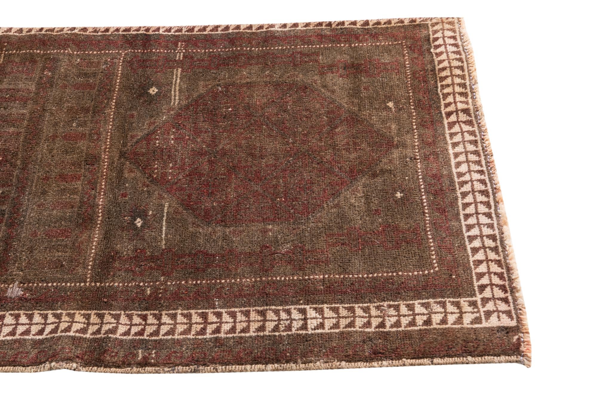 2' 7 x 4' 5 Hand Knotted Ultra Vintage Persian Wool Rug