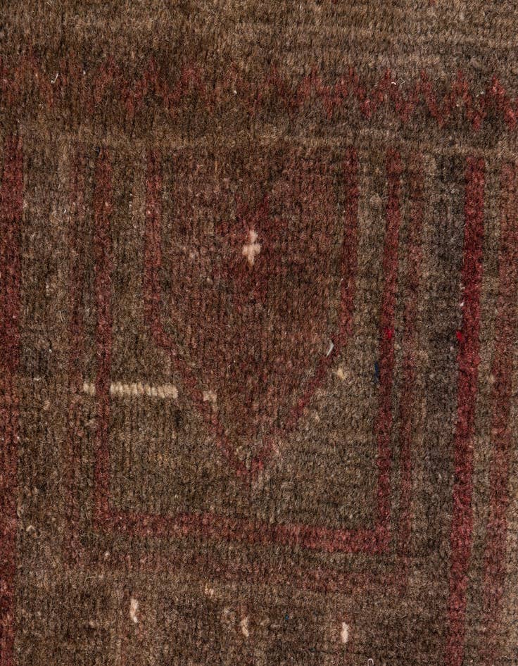 Detail image of 2' 7 x 4' 5  Hand Knotted Ultra Vintage Persian Wool Rug