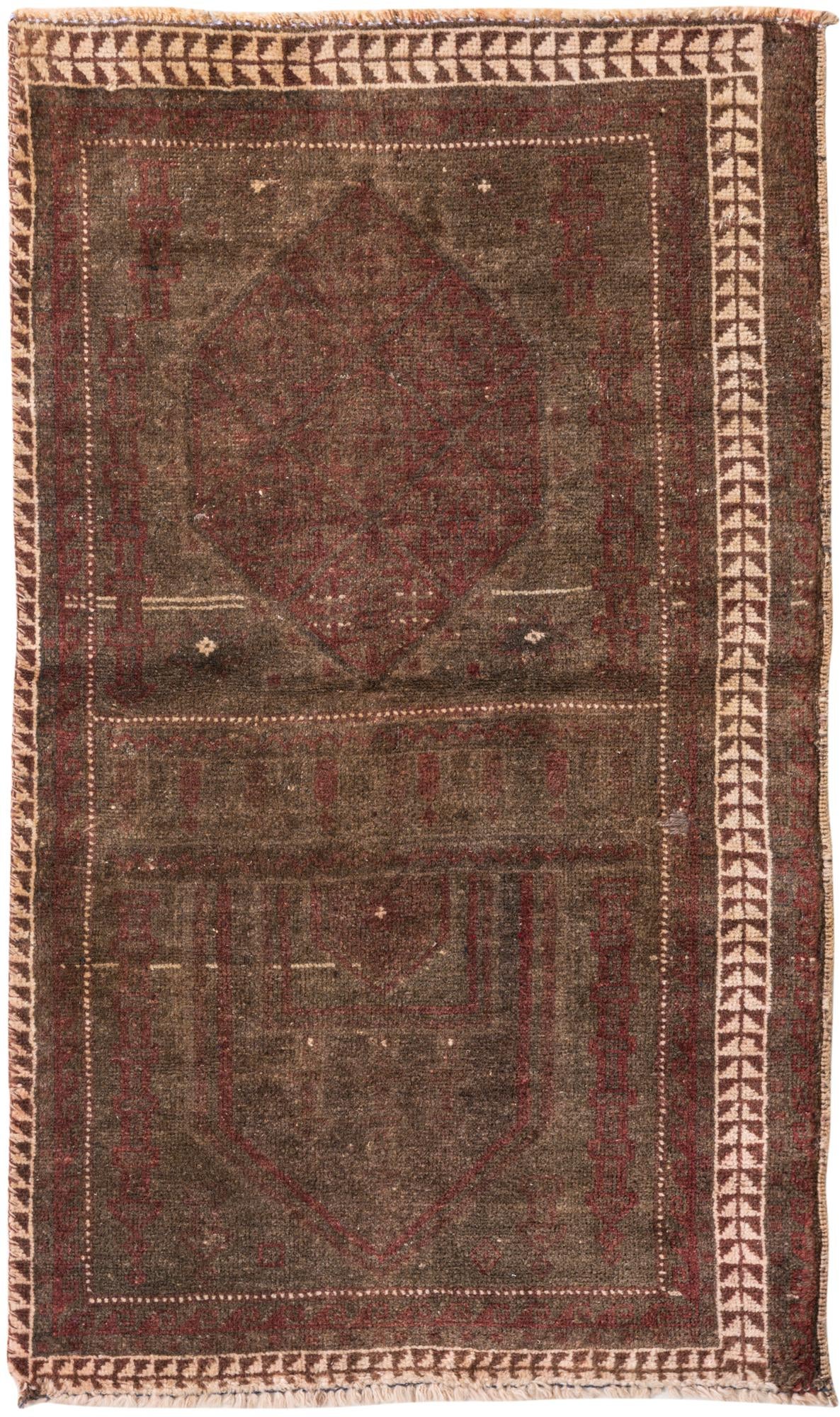 2' 7 x 4' 5 Hand Knotted Ultra Vintage Persian Wool Rug