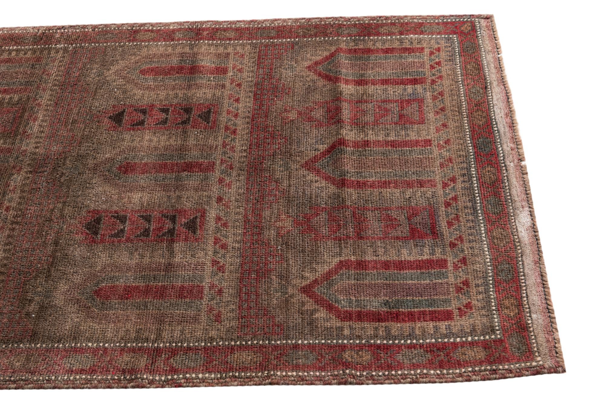 3' 2 x 4' 8 Hand Knotted Ultra Vintage Persian Wool Rug