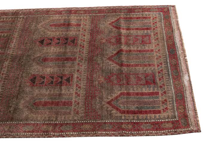 3' 2 x 4' 8 Hand Knotted Ultra Vintage Persian Wool Rug