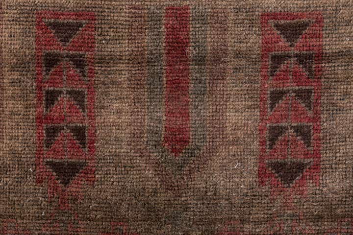 3' 2 x 4' 8 Hand Knotted Ultra Vintage Persian Wool Rug