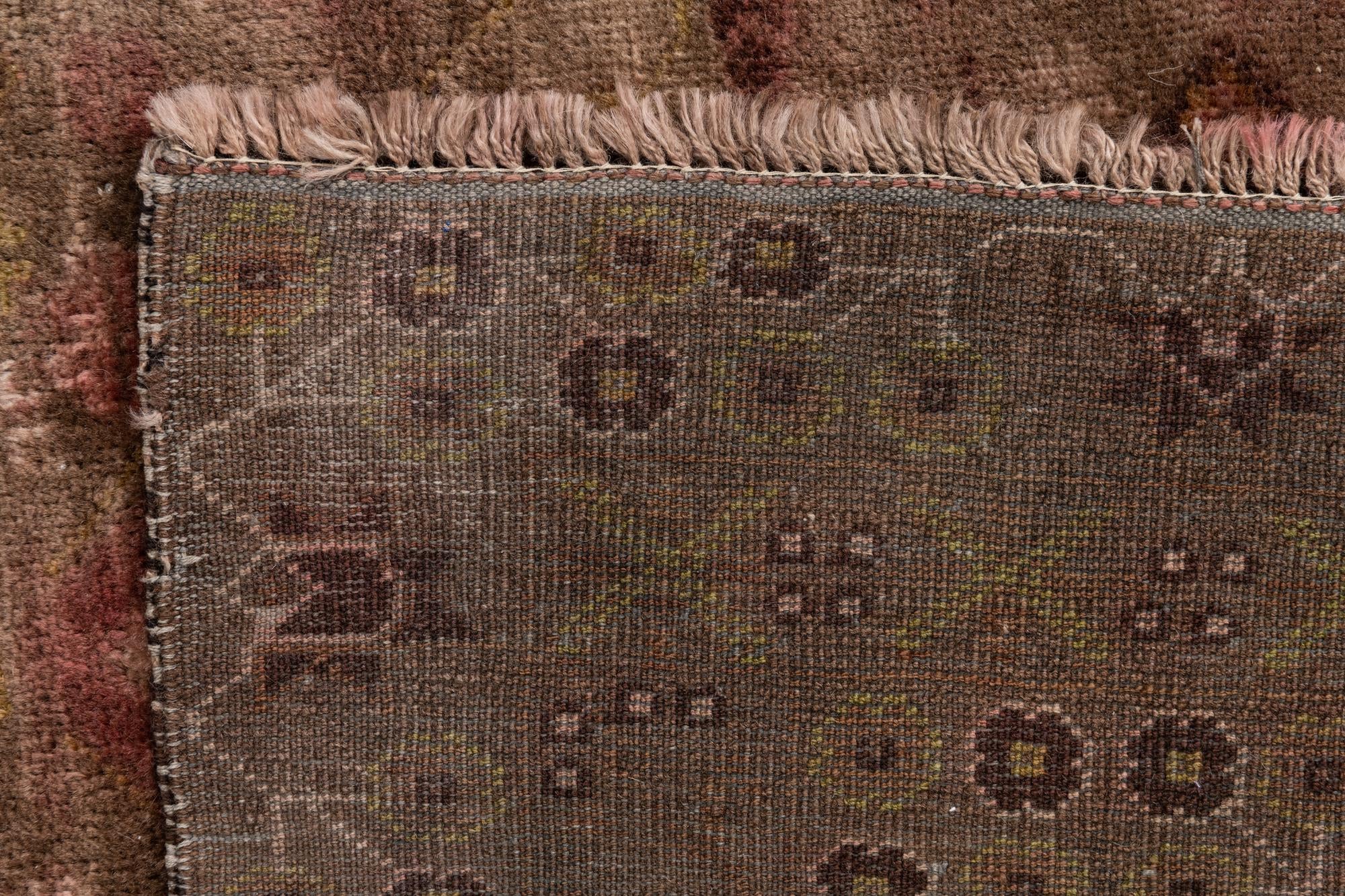3' 7 x 6' Hand Knotted Ultra Vintage Persian Wool Rug
