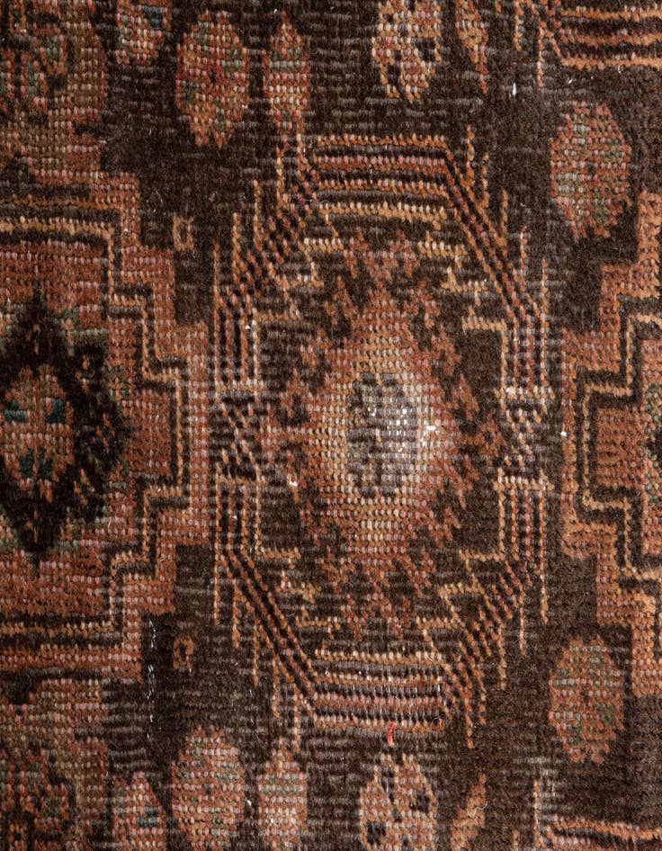 Detail image of 3' 3 x 6' 4  Hand Knotted Ultra Vintage Persian Wool Rug