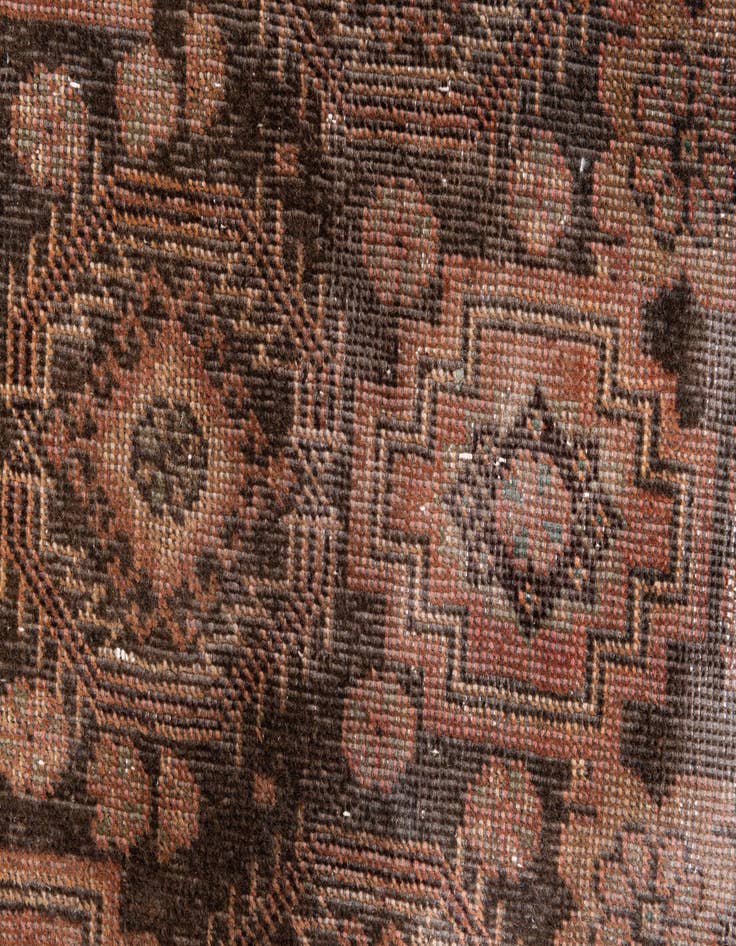 Detail image of 3' 3 x 6' 4  Hand Knotted Ultra Vintage Persian Wool Rug