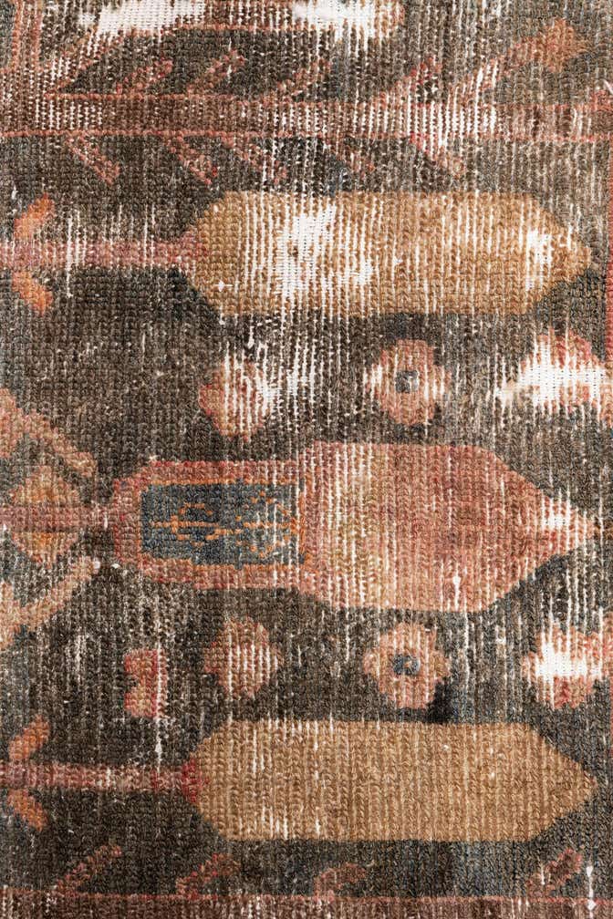 3' 8 x 5' 3 Hand Knotted Ultra Vintage Persian Wool Rug