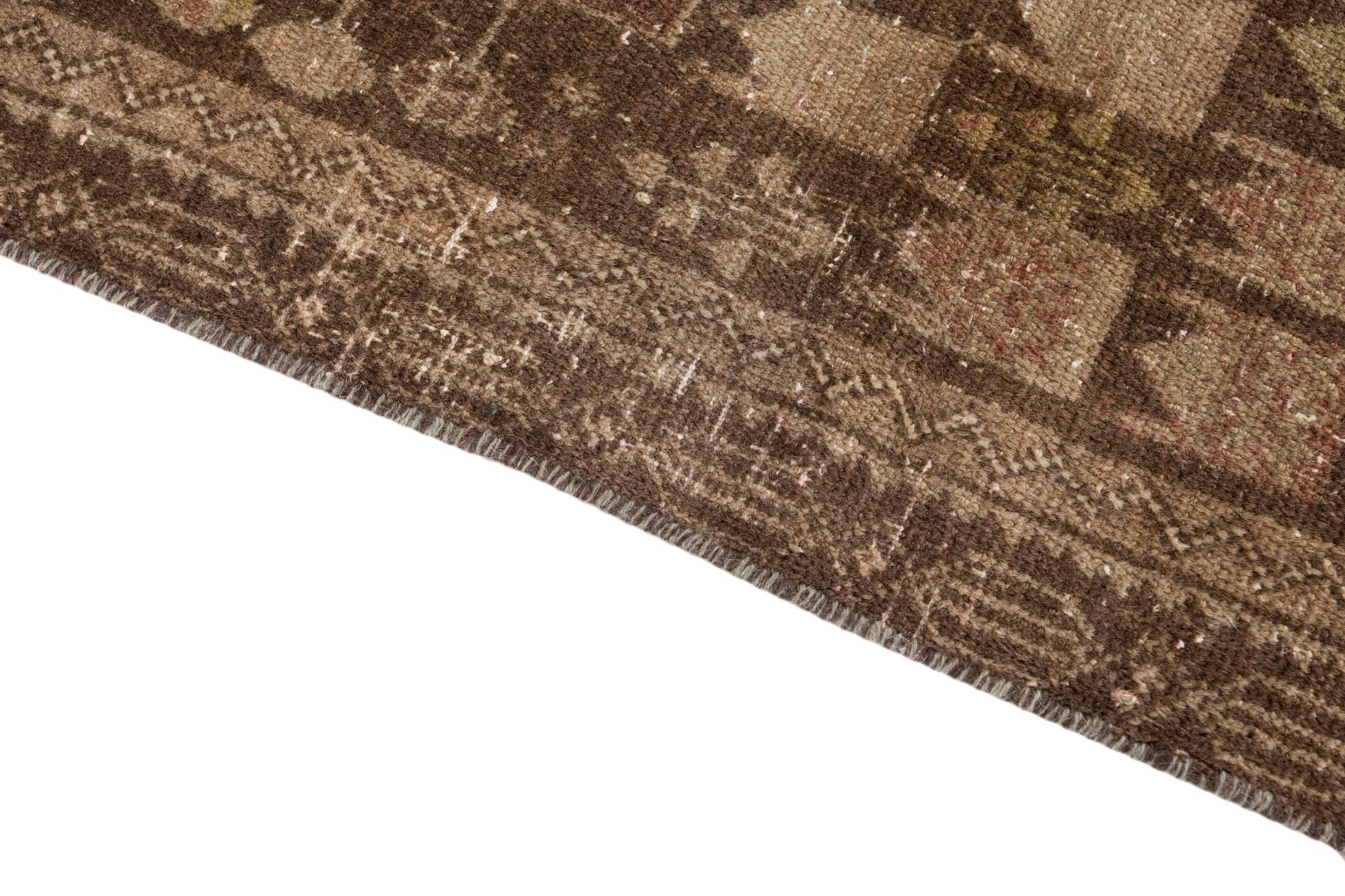 3' 5 x 6' 5 Hand Knotted Ultra Vintage Persian Wool Rug