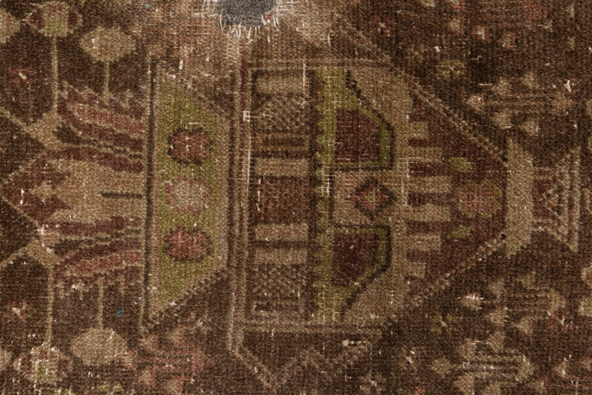 3' 5 x 6' 5 Hand Knotted Ultra Vintage Persian Wool Rug