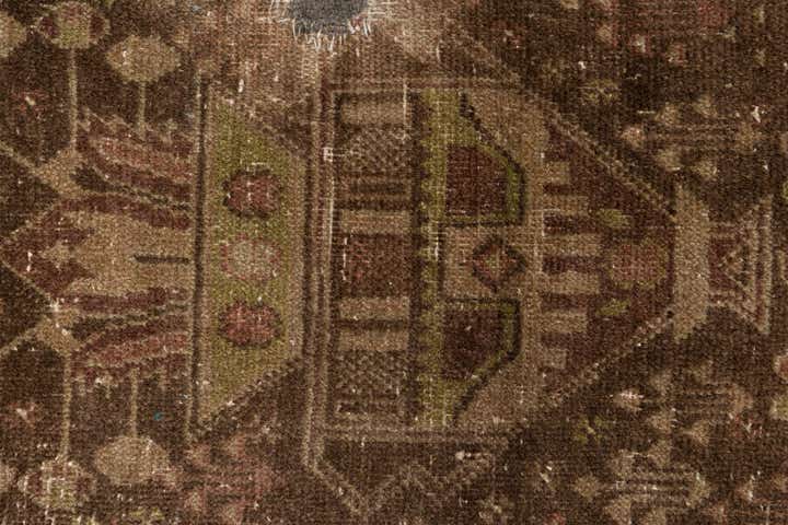 3' 5 x 6' 5 Hand Knotted Ultra Vintage Persian Wool Rug