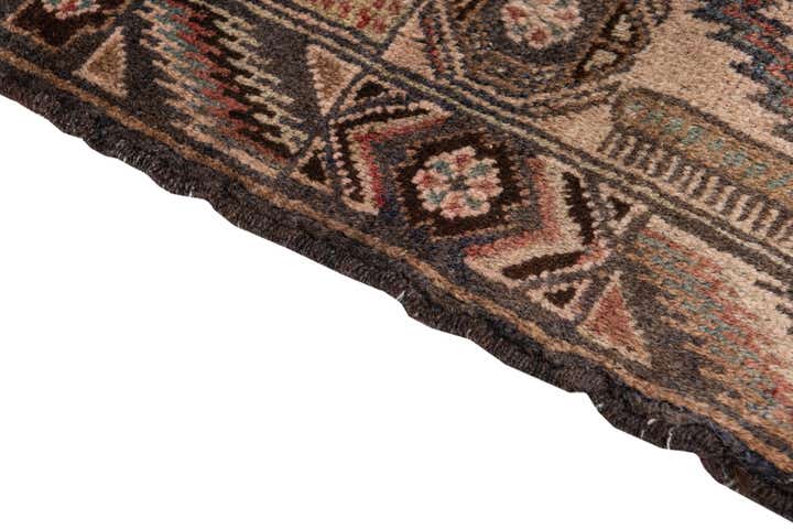 4' 1 x 6' 8 Hand Knotted Ultra Vintage Persian Wool Rug