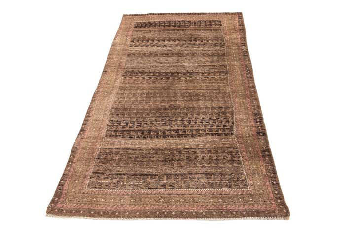 3' 4 x 6' 3 Hand Knotted Ultra Vintage Persian Wool Rug