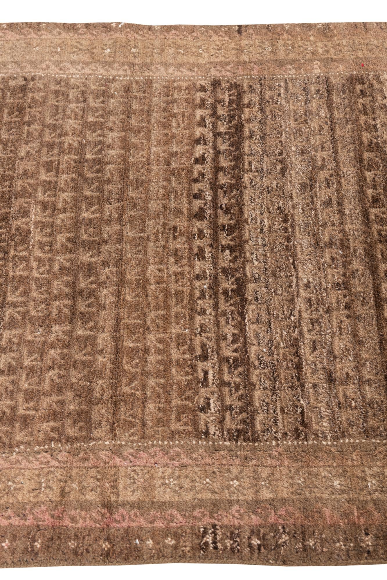 3' 4 x 6' 3 Hand Knotted Ultra Vintage Persian Wool Rug