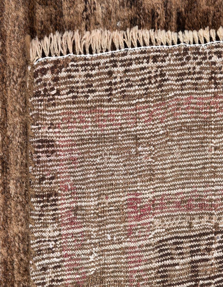 Detail image of 3' 4 x 6' 3  Hand Knotted Ultra Vintage Persian Wool Rug