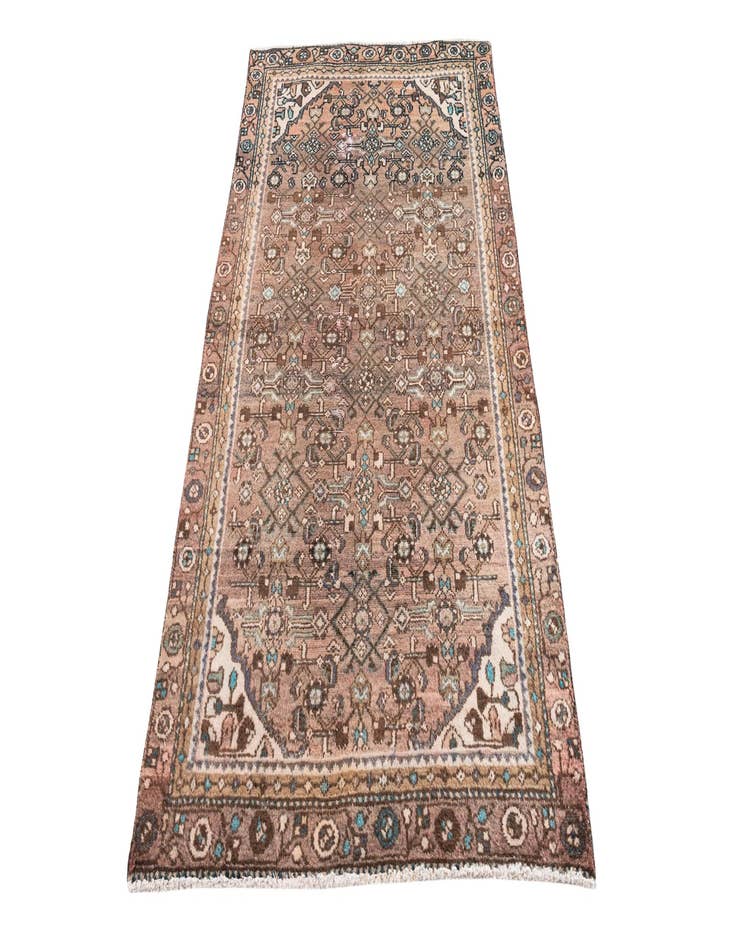 Detail image of 3' 4 x 6' 3  Hand Knotted Ultra Vintage Persian Wool Rug