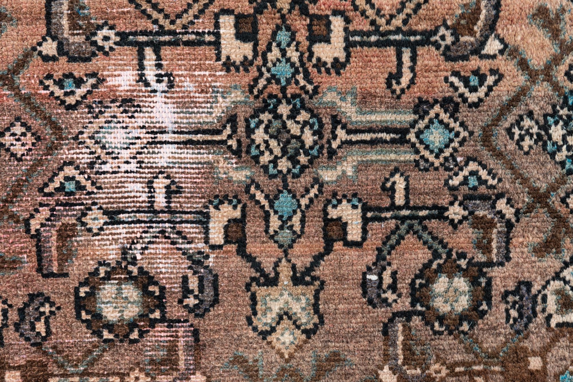 3' 4 x 6' 3 Hand Knotted Ultra Vintage Persian Wool Rug