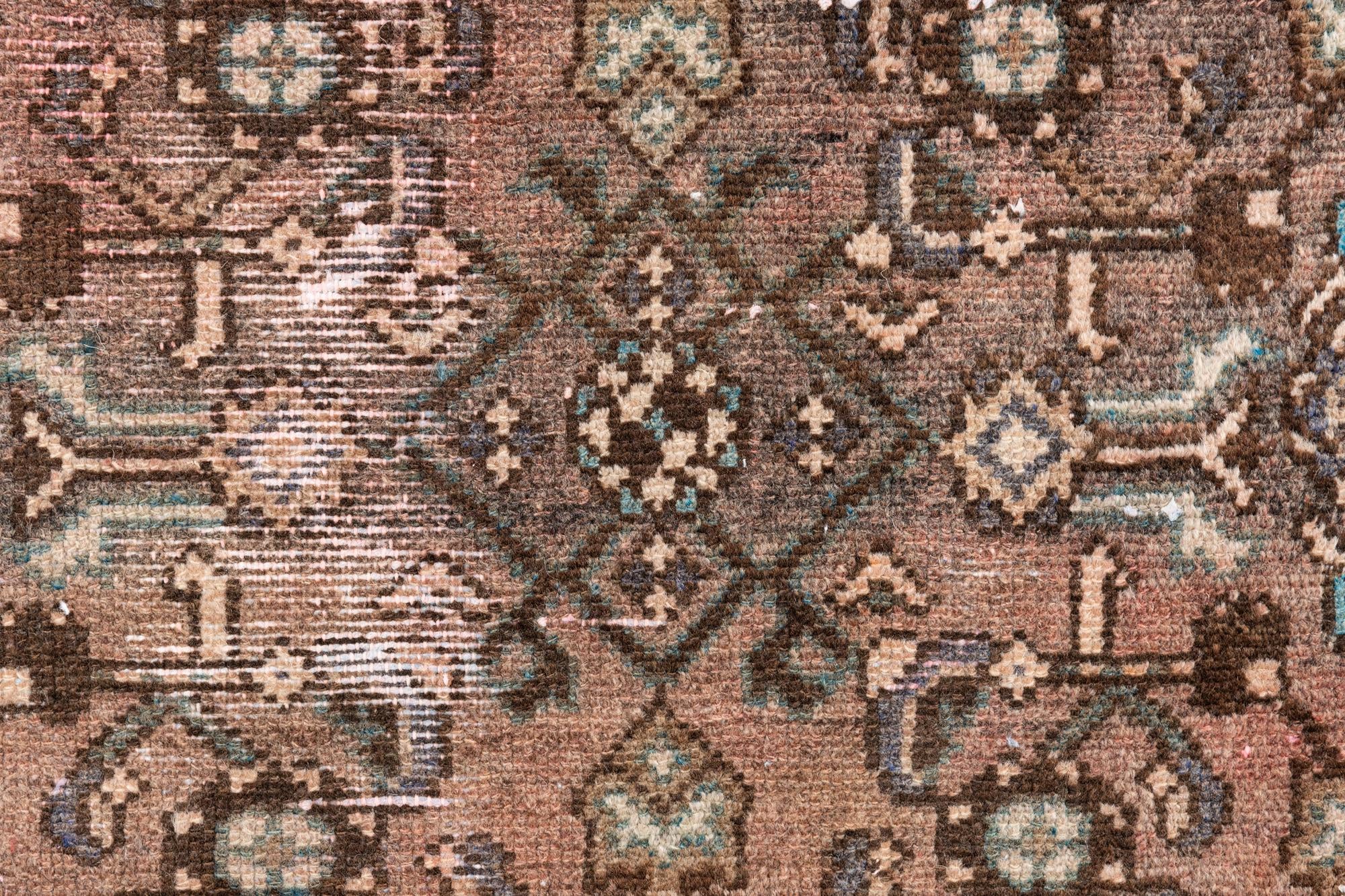 3' 4 x 6' 3 Hand Knotted Ultra Vintage Persian Wool Rug
