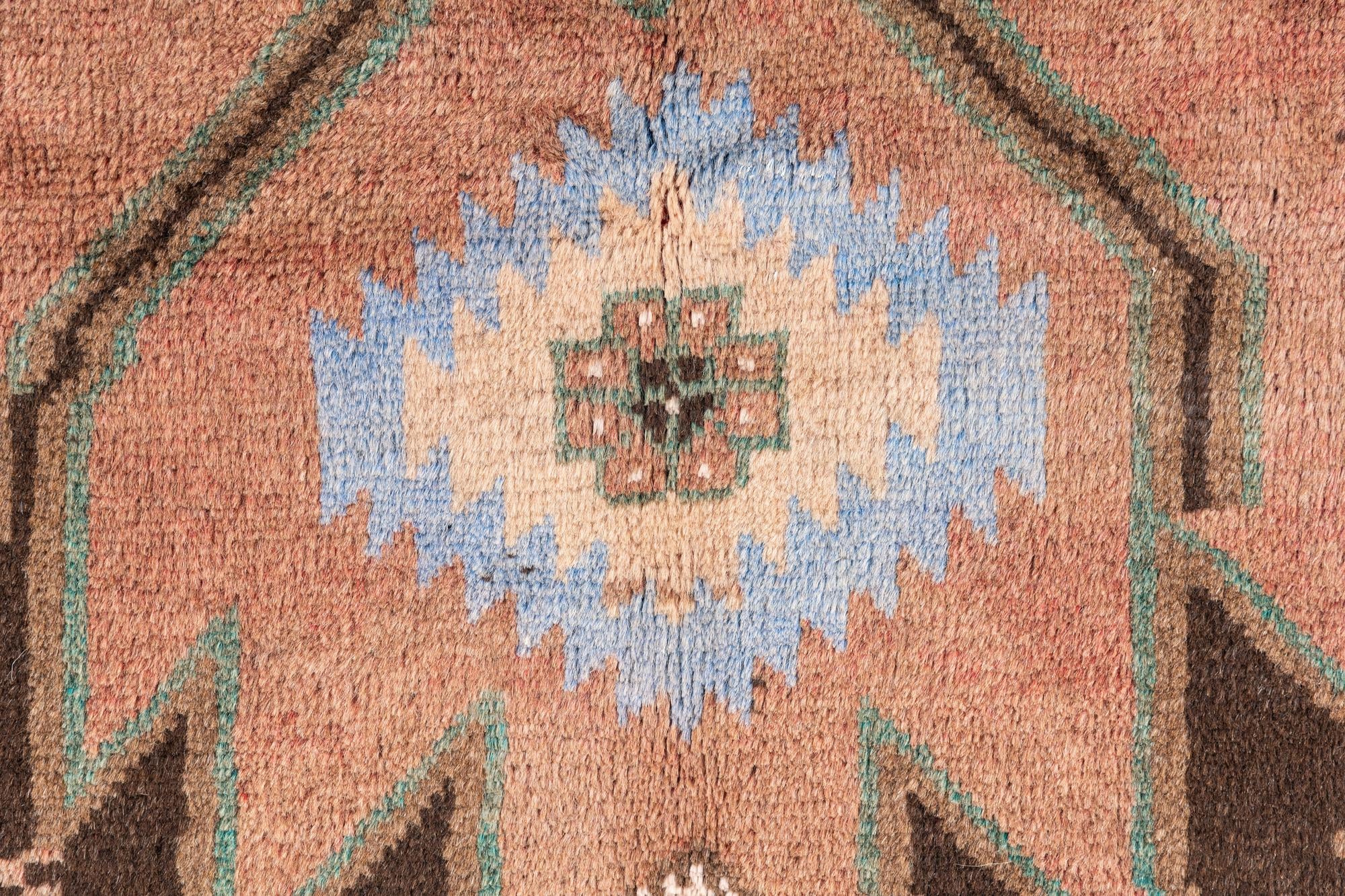 3' 7 x 6' Hand Knotted Ultra Vintage Persian Wool Rug