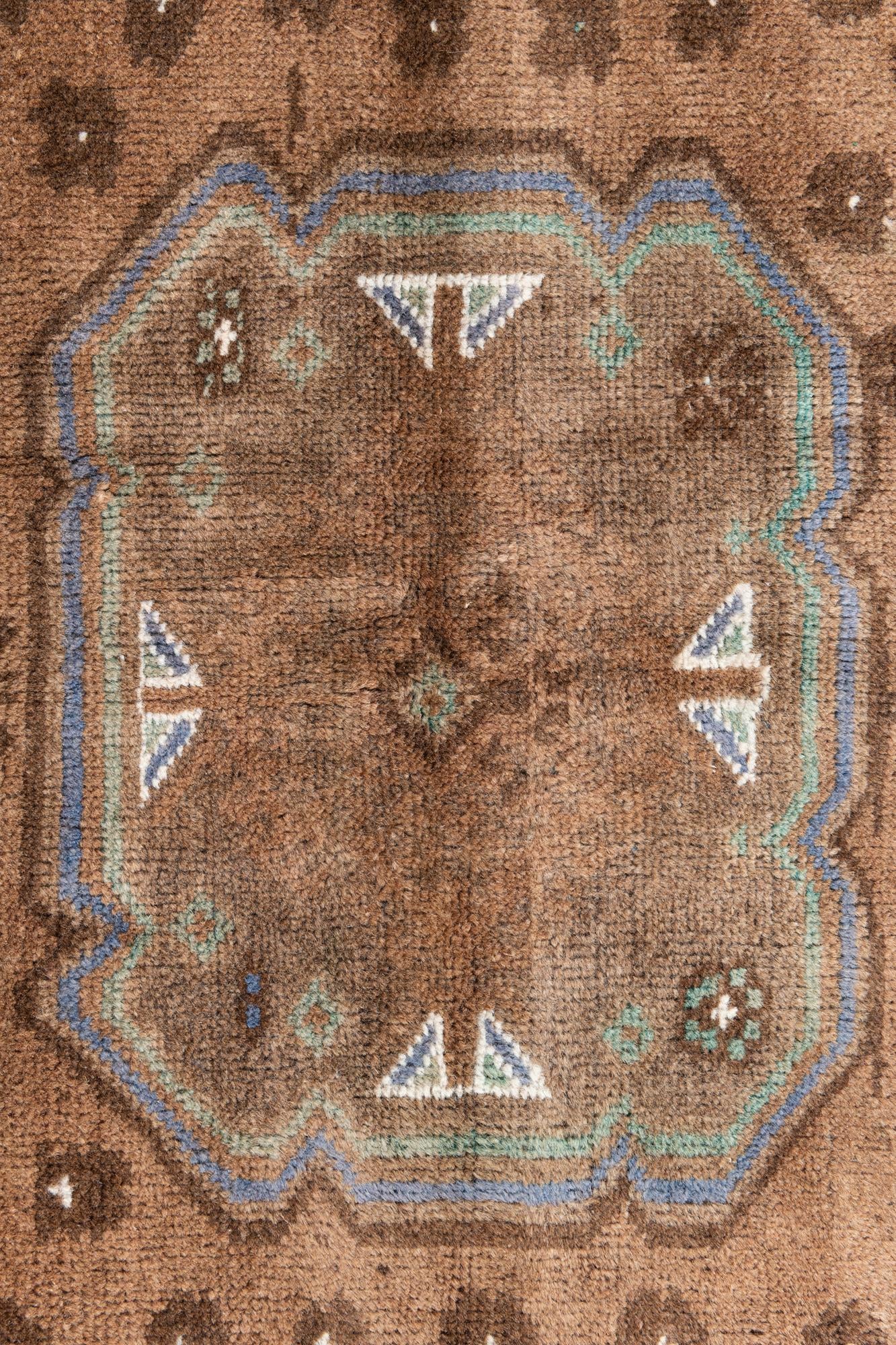 3' 6 x 6' 4 Hand Knotted Ultra Vintage Persian Wool Rug