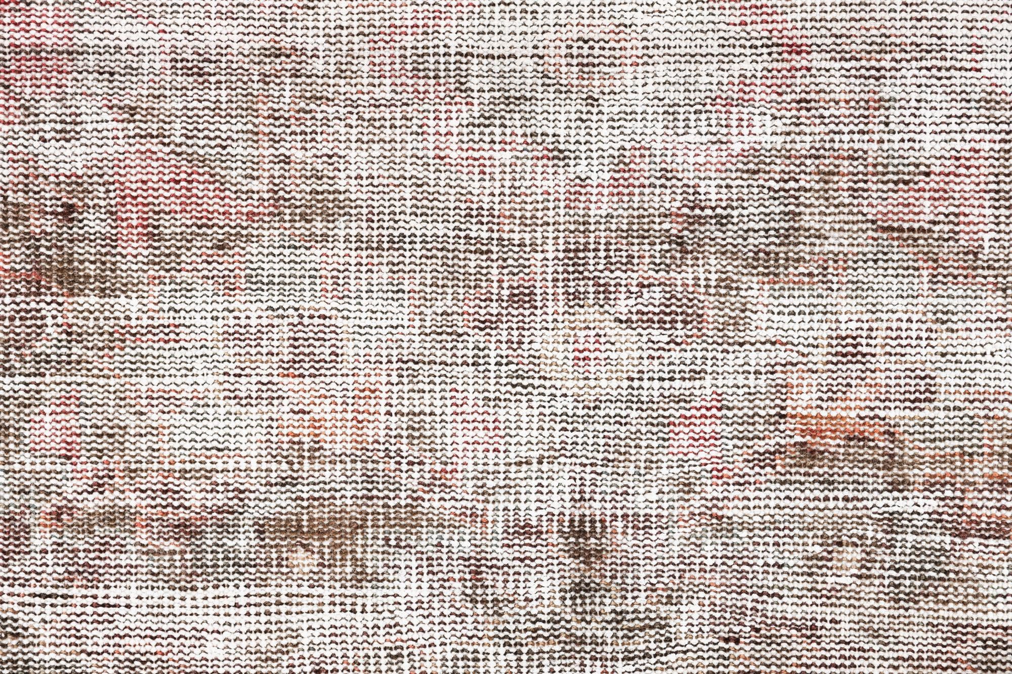 3' 7 x 7' Hand Knotted Ultra Vintage Persian Wool Rug