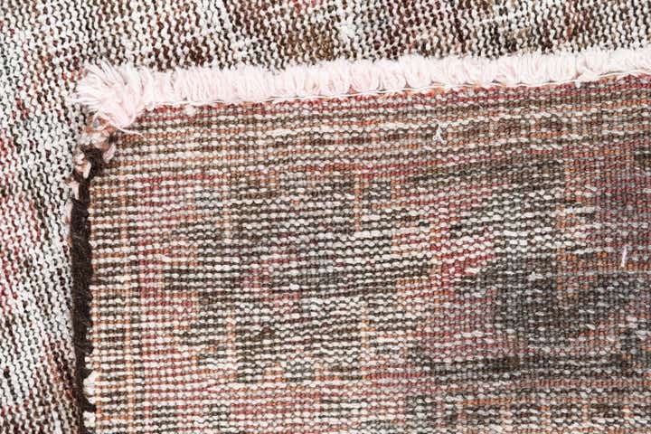 3' 7 x 7' Hand Knotted Ultra Vintage Persian Wool Rug