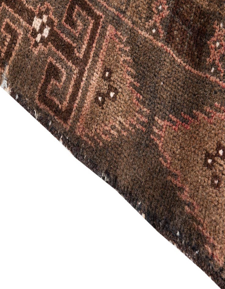 Detail image of 3' 5 x 6' 8  Hand Knotted Ultra Vintage Persian Wool Rug