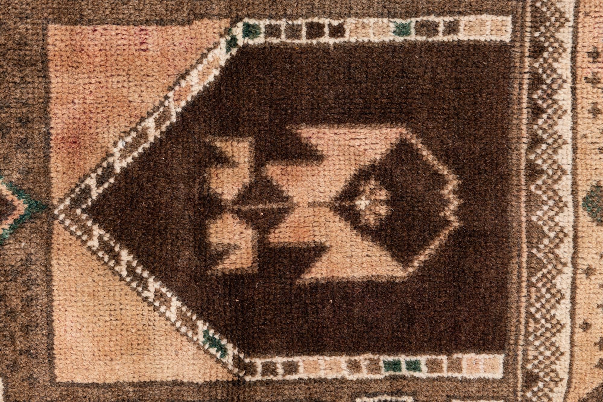 3' 5 x 6' 8 Hand Knotted Ultra Vintage Persian Wool Rug