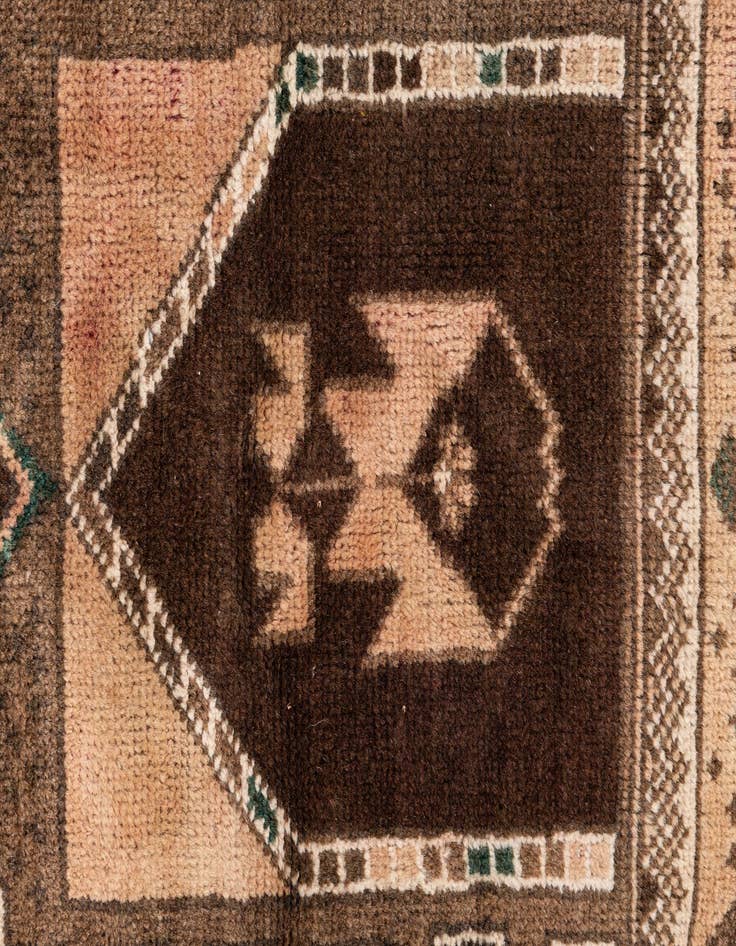 Detail image of 3' 5 x 6' 8  Hand Knotted Ultra Vintage Persian Wool Rug