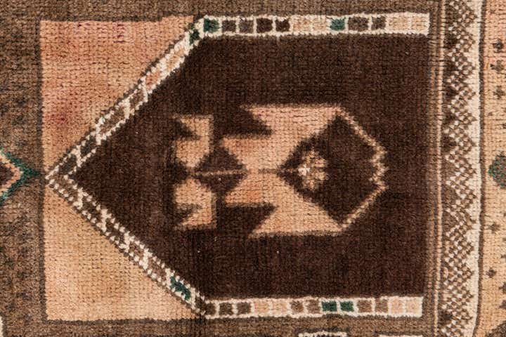 3' 5 x 6' 8 Hand Knotted Ultra Vintage Persian Wool Rug