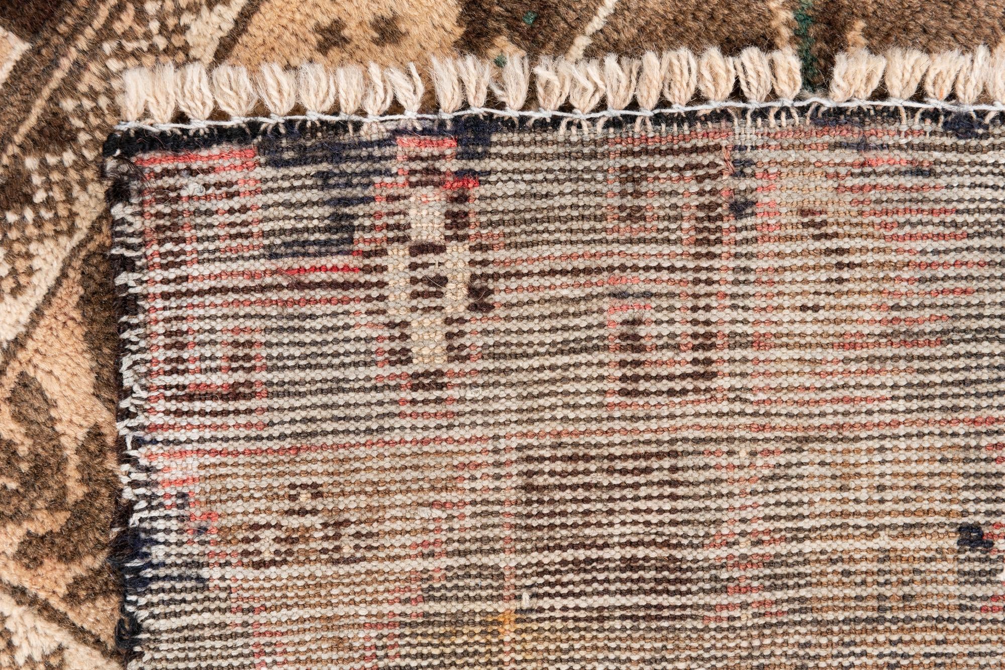 3' 5 x 6' 8 Hand Knotted Ultra Vintage Persian Wool Rug