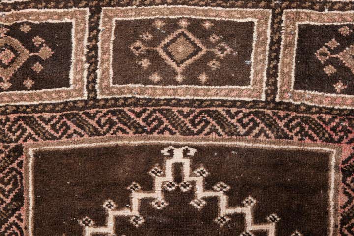 2' 6 x 4' Hand Knotted Ultra Vintage Persian Wool Rug