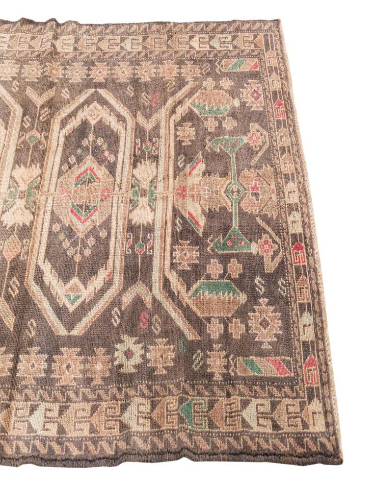 Detail image of 3' 9 x 6' 3  Hand Knotted Ultra Vintage Persian Wool Rug