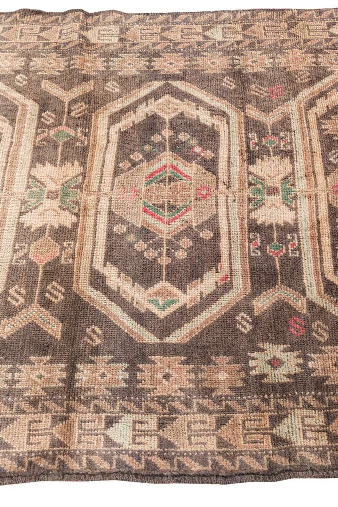 3' 9 x 6' 3 Hand Knotted Ultra Vintage Persian Wool Rug
