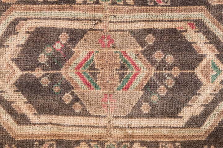 3' 9 x 6' 3 Hand Knotted Ultra Vintage Persian Wool Rug