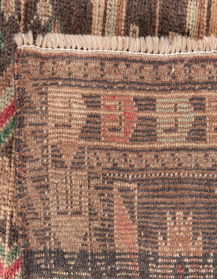 Detail image of 3' 9 x 6' 3  Hand Knotted Ultra Vintage Persian Wool Rug