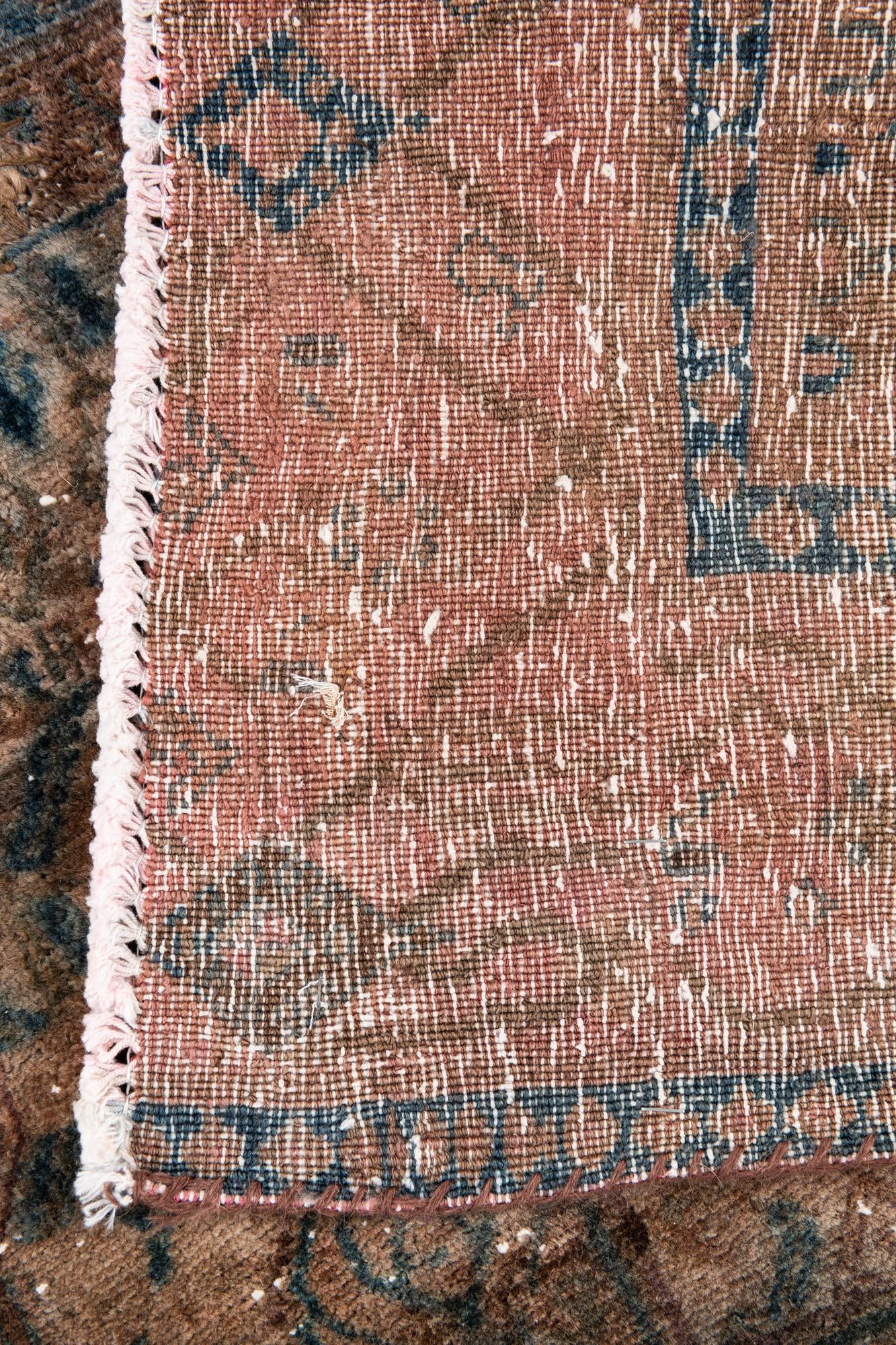 4' 9 x 7' 2 Hand Knotted Ultra Vintage Persian Wool Rug