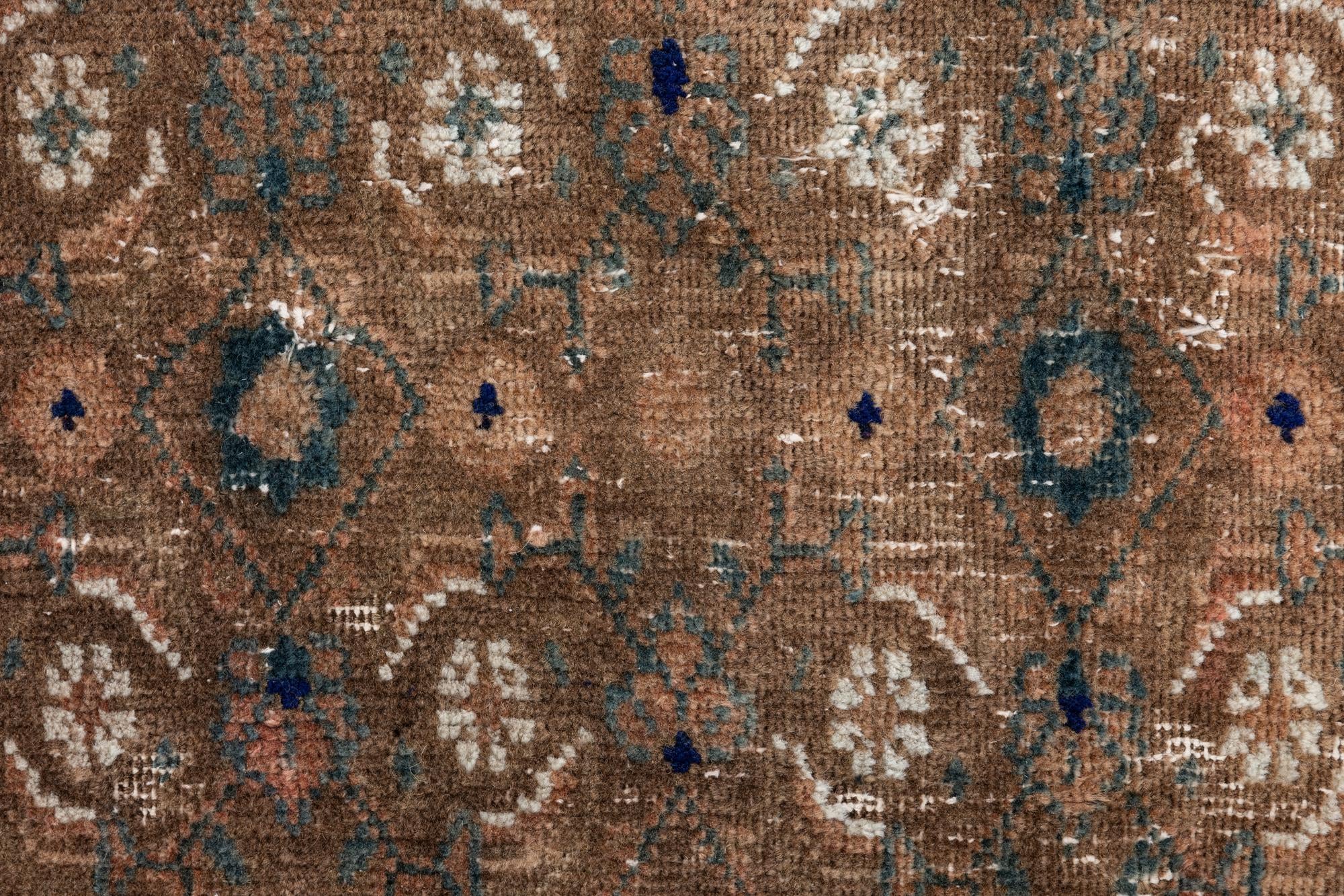 3' 7 x 4' 9 Hand Knotted Ultra Vintage Persian Wool Rug